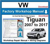 VW Volkswagen Tiguan Workshop Repair Manual